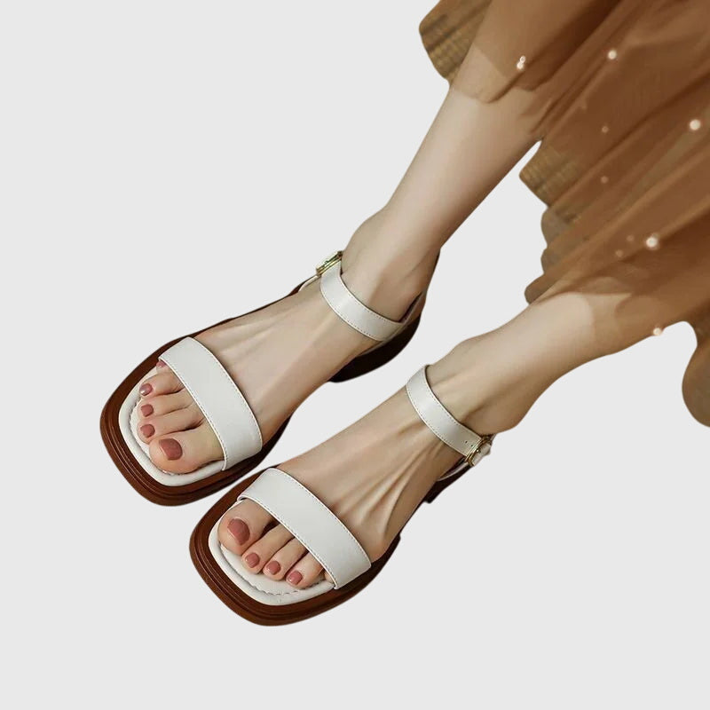 Grace™ | Orthopedic Leather Sandals