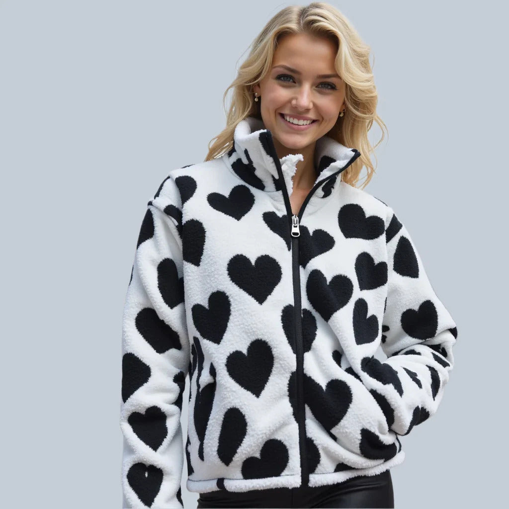 Grace™ | Reversible Heart Print Jacket