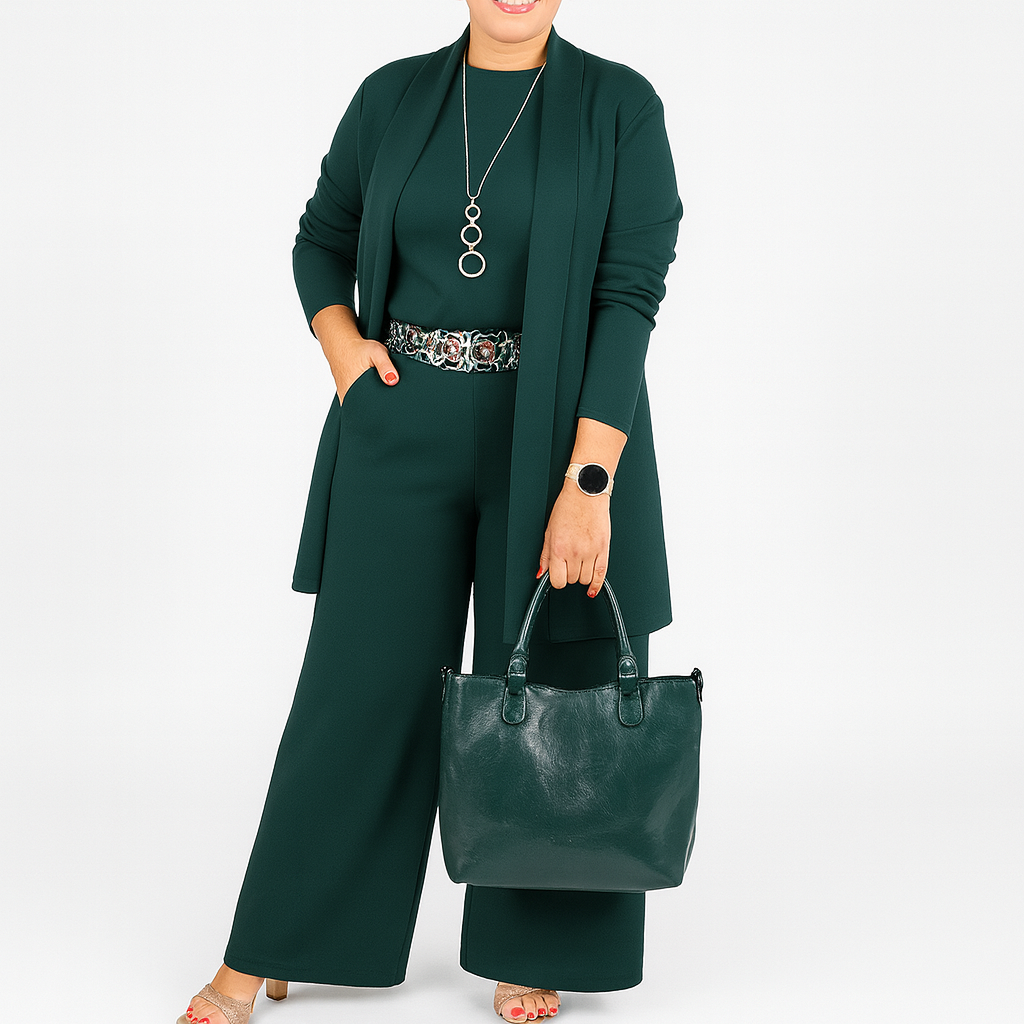 Grace™ - Elegant set with thin cardigan