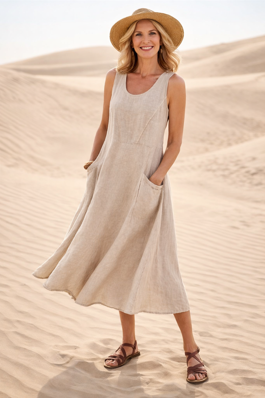 Grace™ - Comfortable A-Line Midi Dress