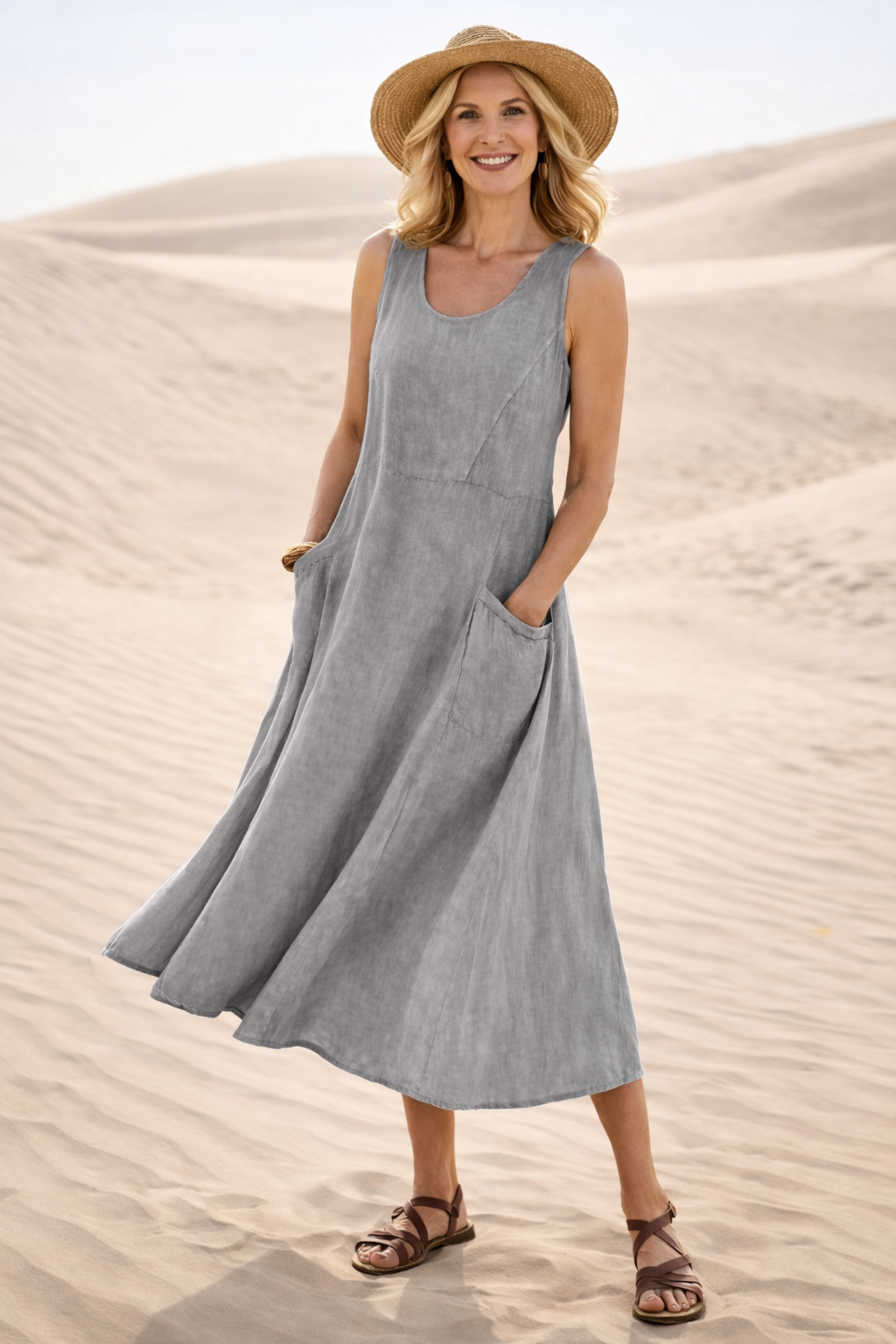 Grace™ - Comfortable A-Line Midi Dress