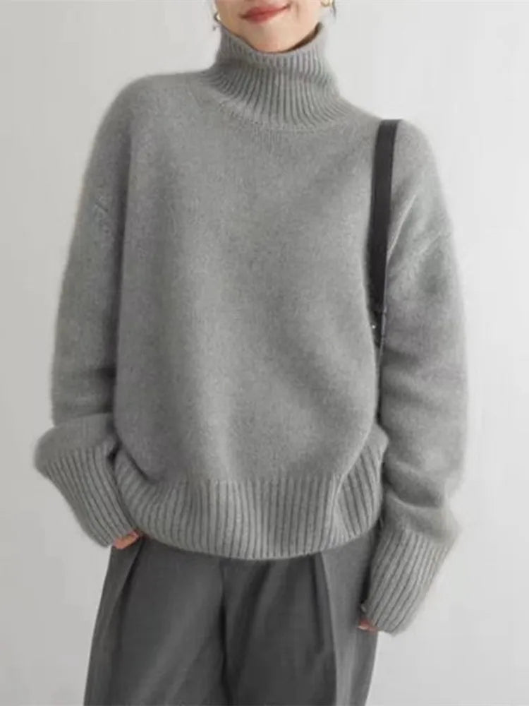 Grace™ - Sweater with high collar