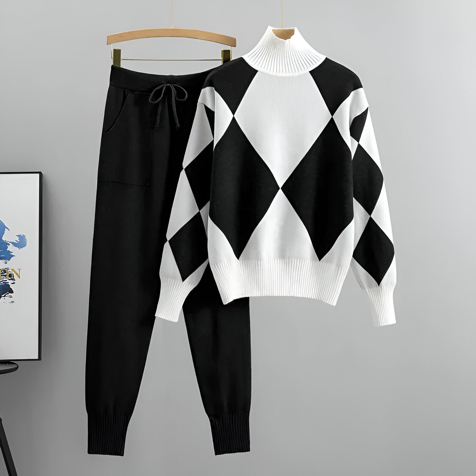 Grace™ | High Neck Sweater Set