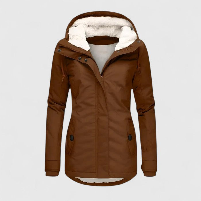 Grace™ - Soft winter jacket with hoodie