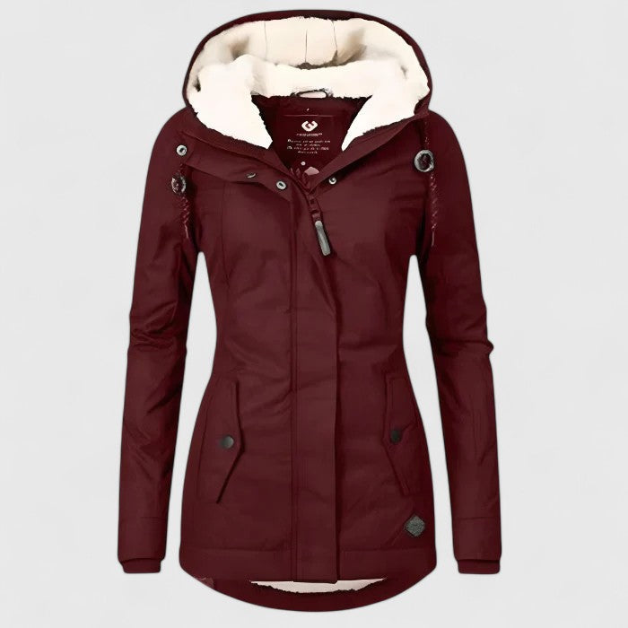Grace™ - Soft winter jacket with hoodie