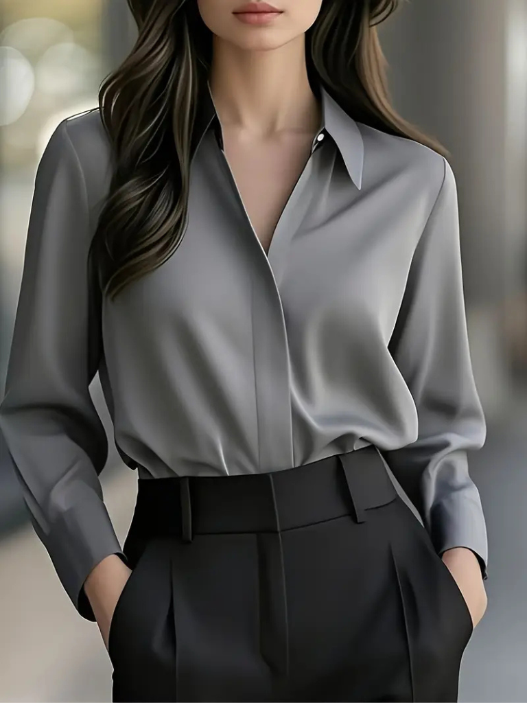 Grace™ Satin-Look Blouse