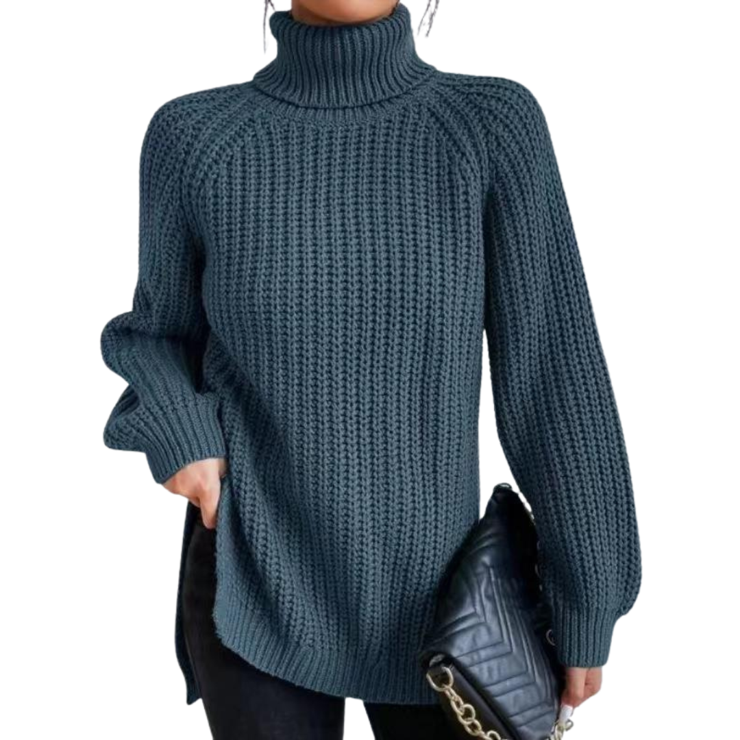 Grace™ - Cotton Ladies' Turtleneck for Winter