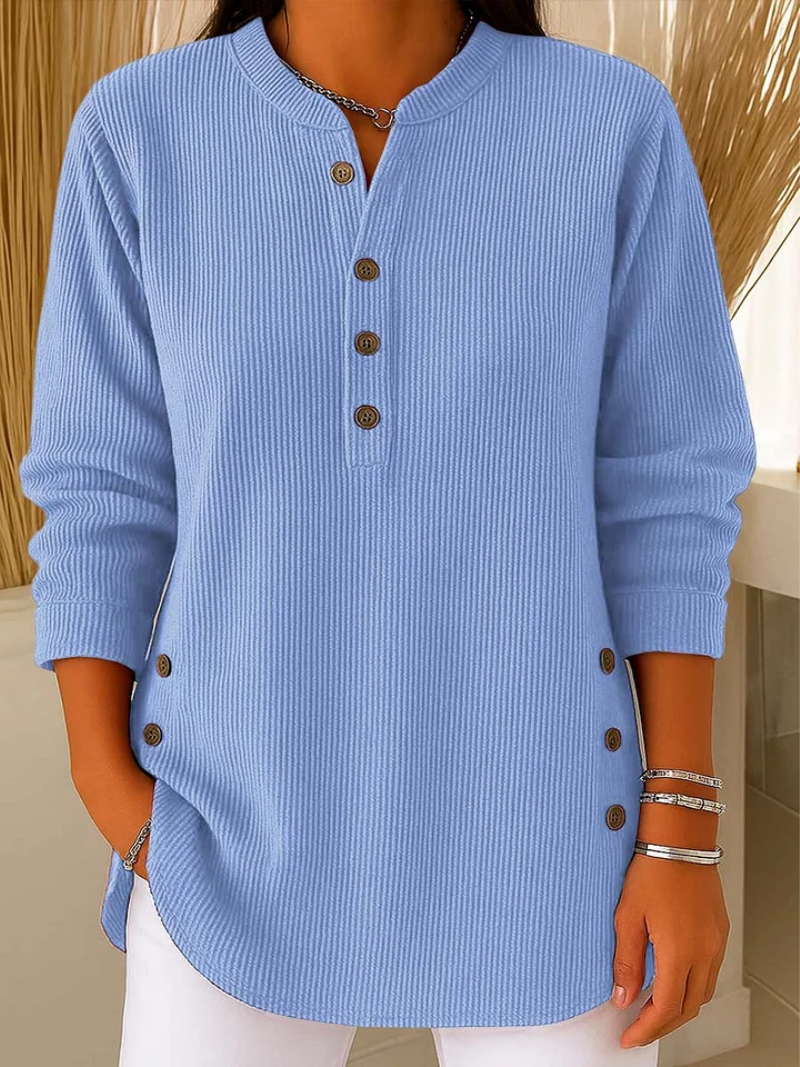 Grace™ - Sweater with Subtle Button Details