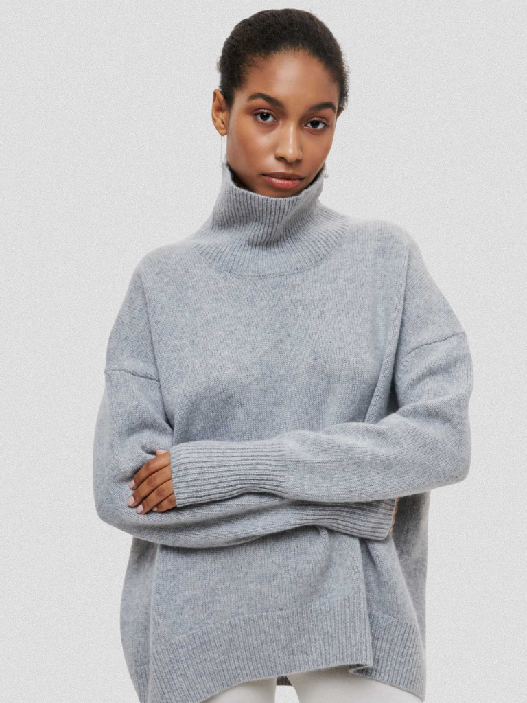 Grace™ High-Collar Knit Sweater