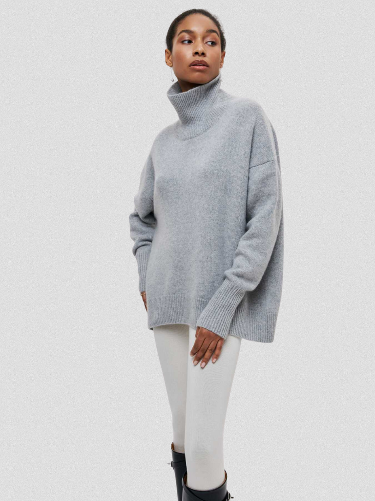 Grace™ High-Collar Knit Sweater