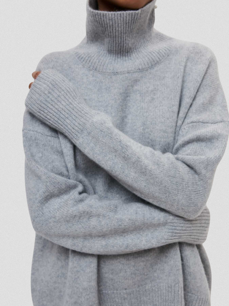 Grace™ High-Collar Knit Sweater