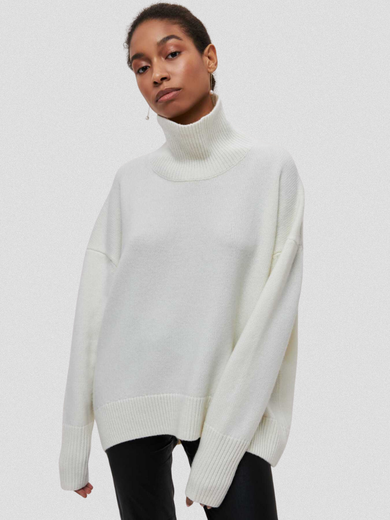Grace™ High-Collar Knit Sweater