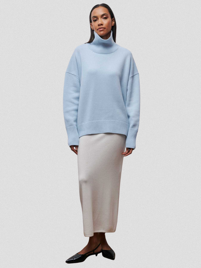 Grace™ High-Collar Knit Sweater