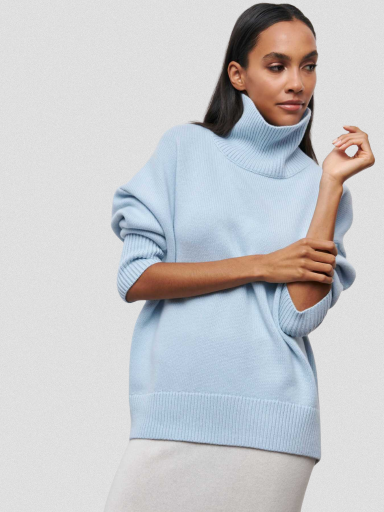 Grace™ High-Collar Knit Sweater