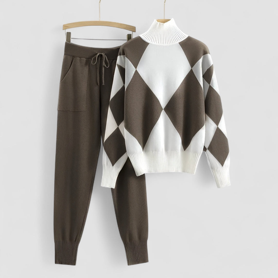 Grace™ | High Neck Sweater Set