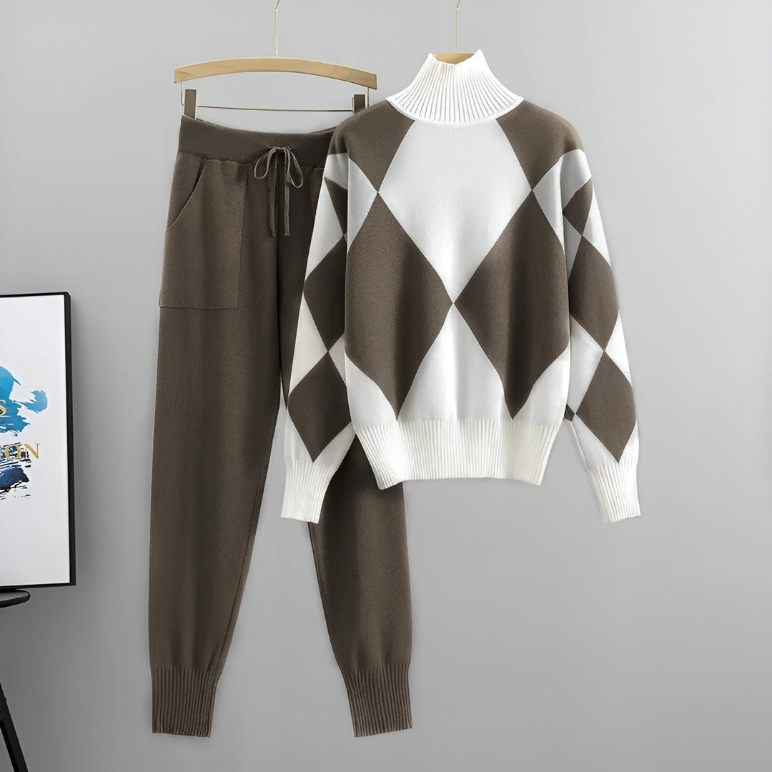Grace™ | High Neck Sweater Set