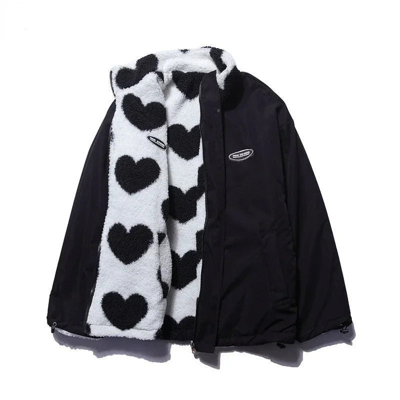 Grace™ | Reversible Heart Print Jacket