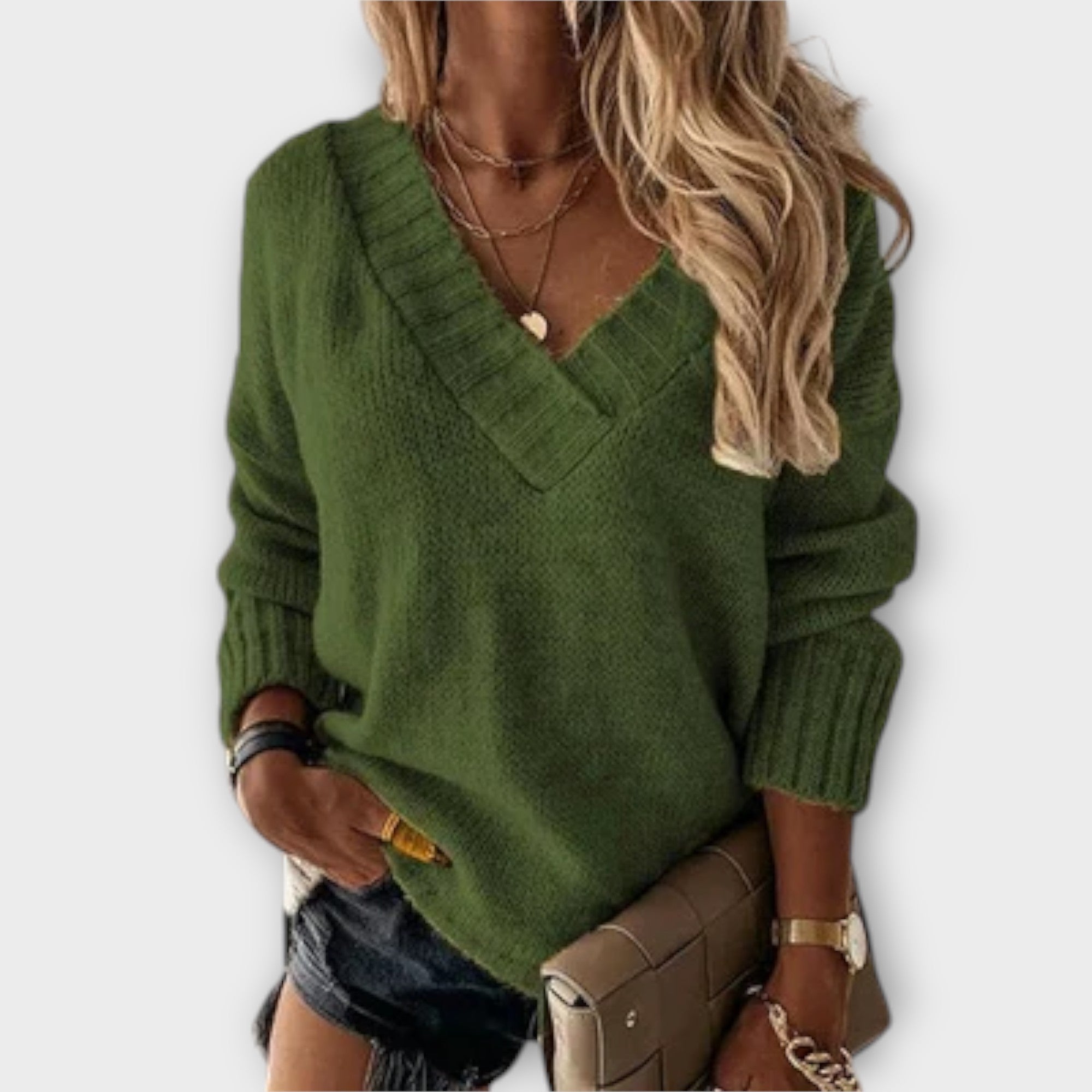 Grace™ Cozy V-Neck Sweater