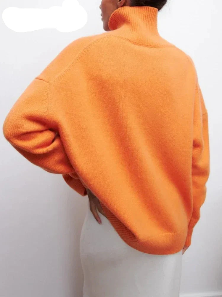 Grace™ - Elegant warm comfortable turtleneck sweater