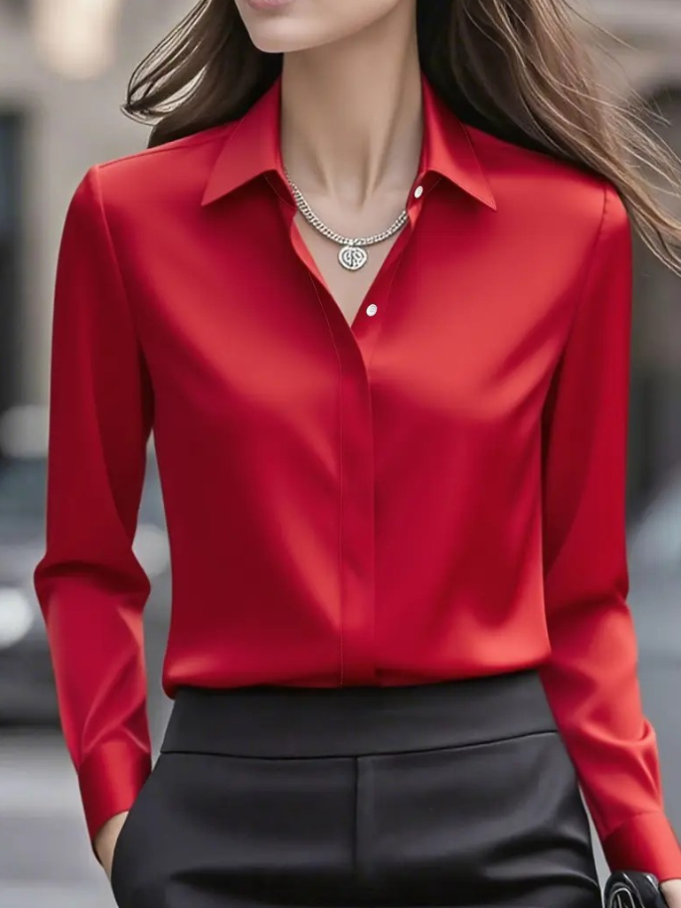 Grace™ Satin-Look Blouse