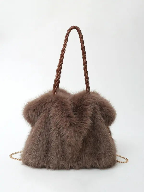 Grace™ - Versatile Plush Velvet Shoulder Tote Bag