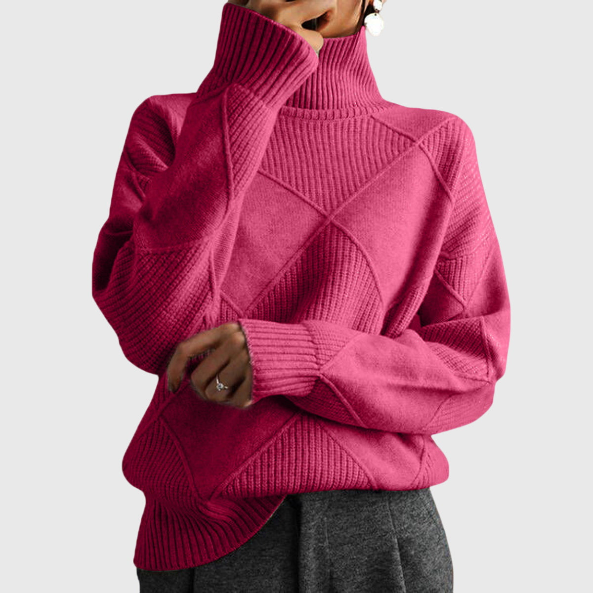 Grace™ - Comfortabele Turtleneck Sweater