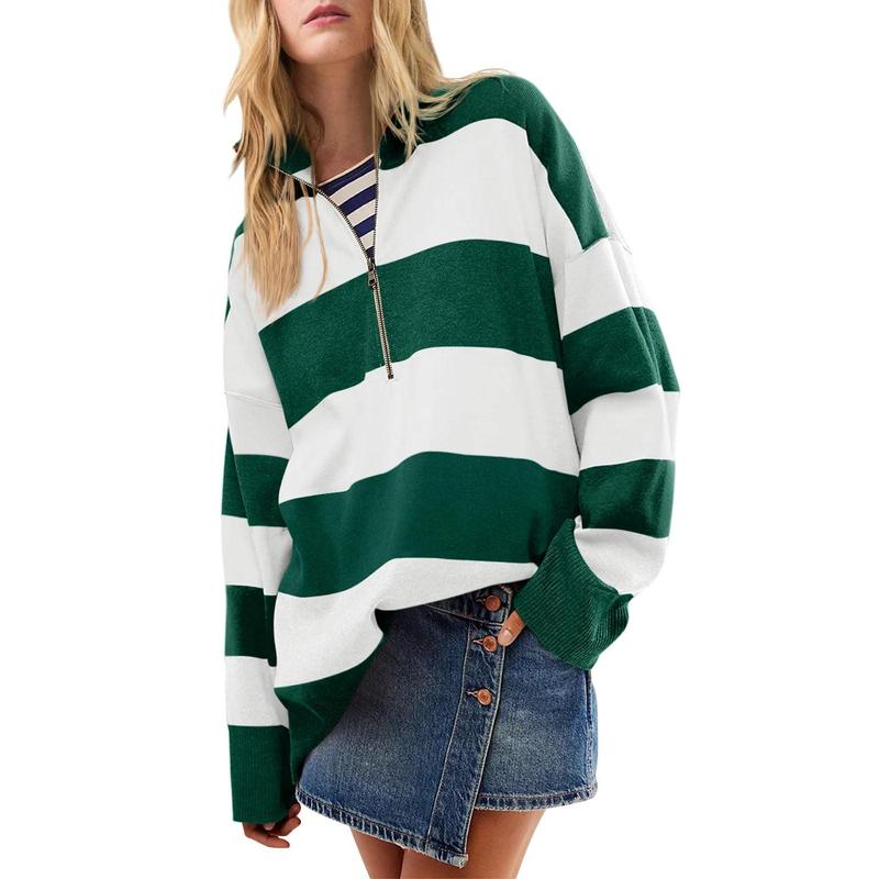 Grace™ - Stylish Oversized Turtleneck Sweater with Half Zipper Detail