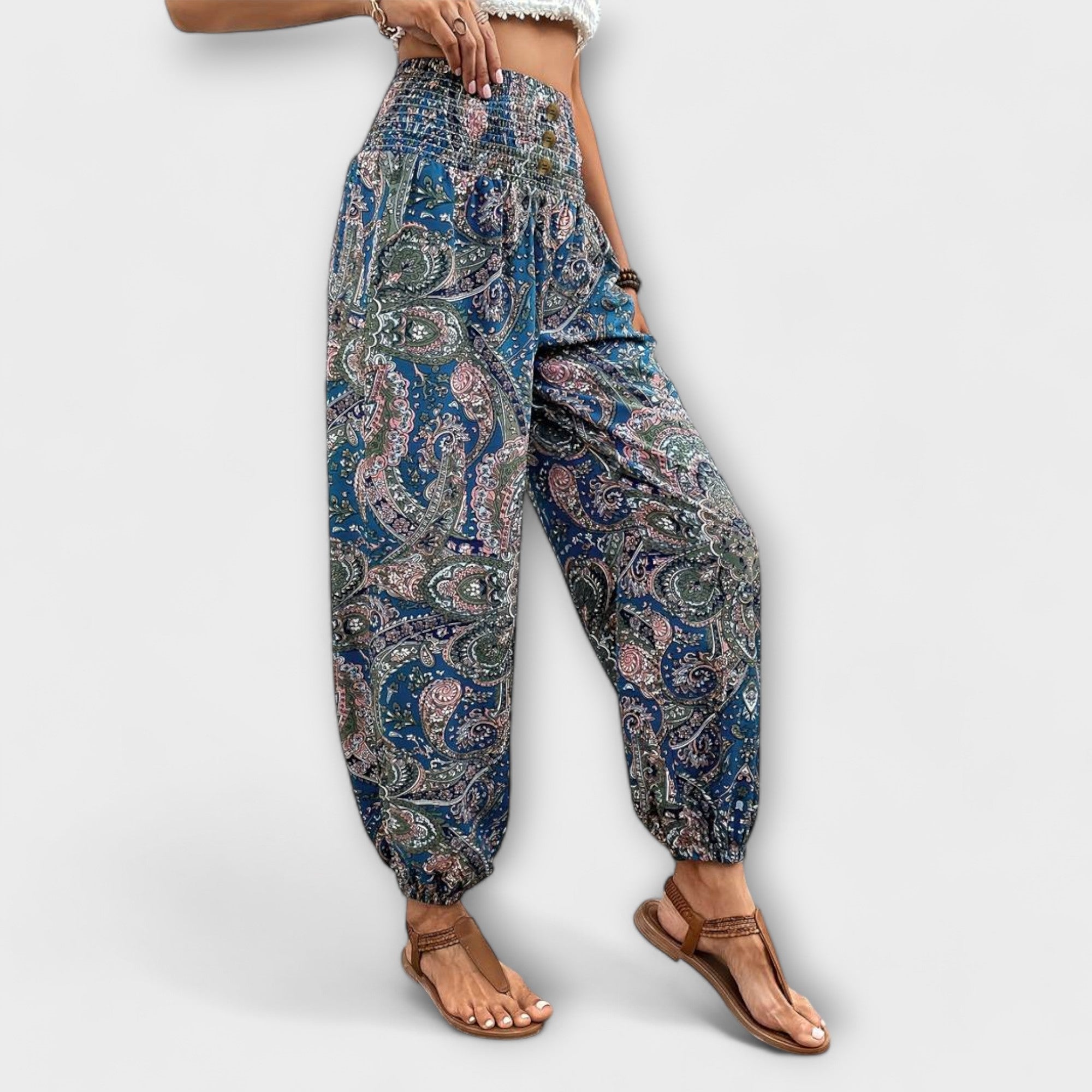 Grace™ - Tights with Ethnic Graphic