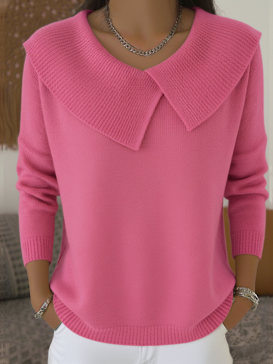 Grace™ - Soft Collar Sweater
