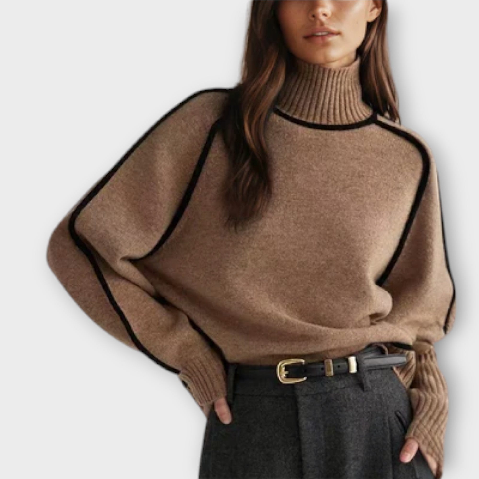 Grace™ - Soft and Elegant High Neck Sweater