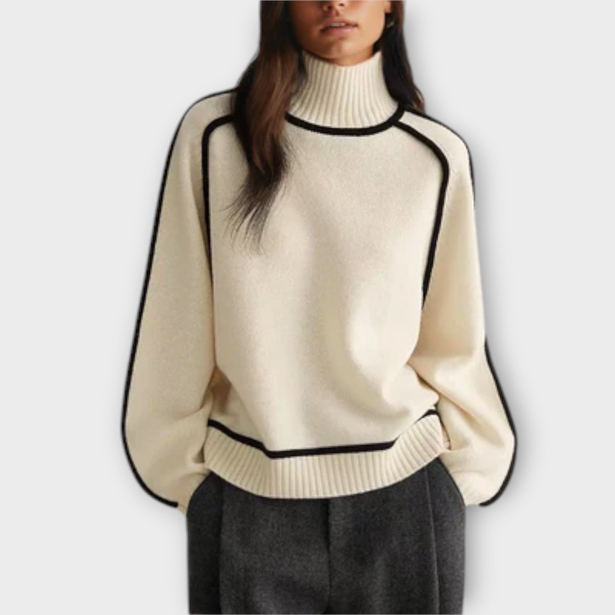 Grace™ - Soft and Elegant High Neck Sweater
