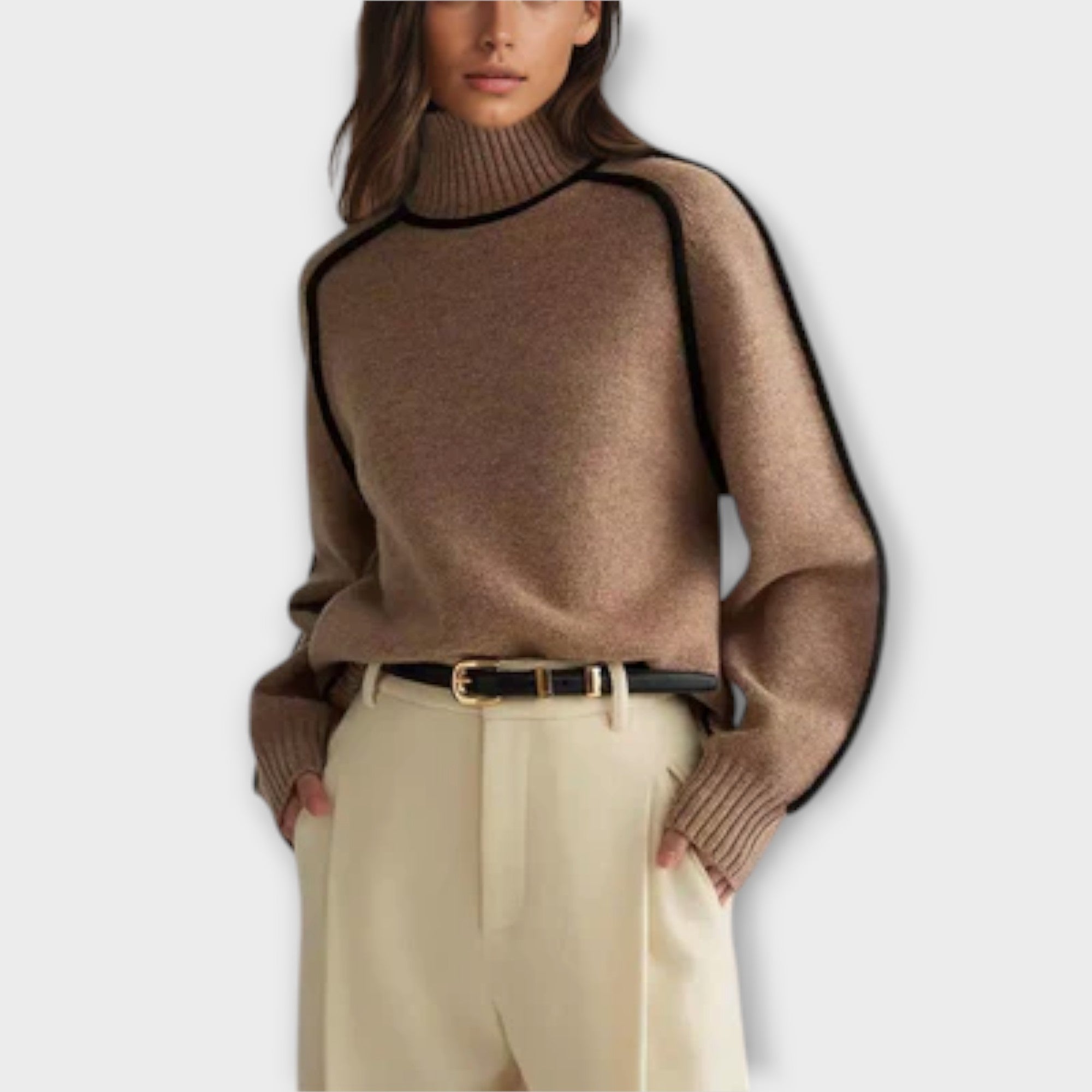 Grace™ - Soft and Elegant High Neck Sweater