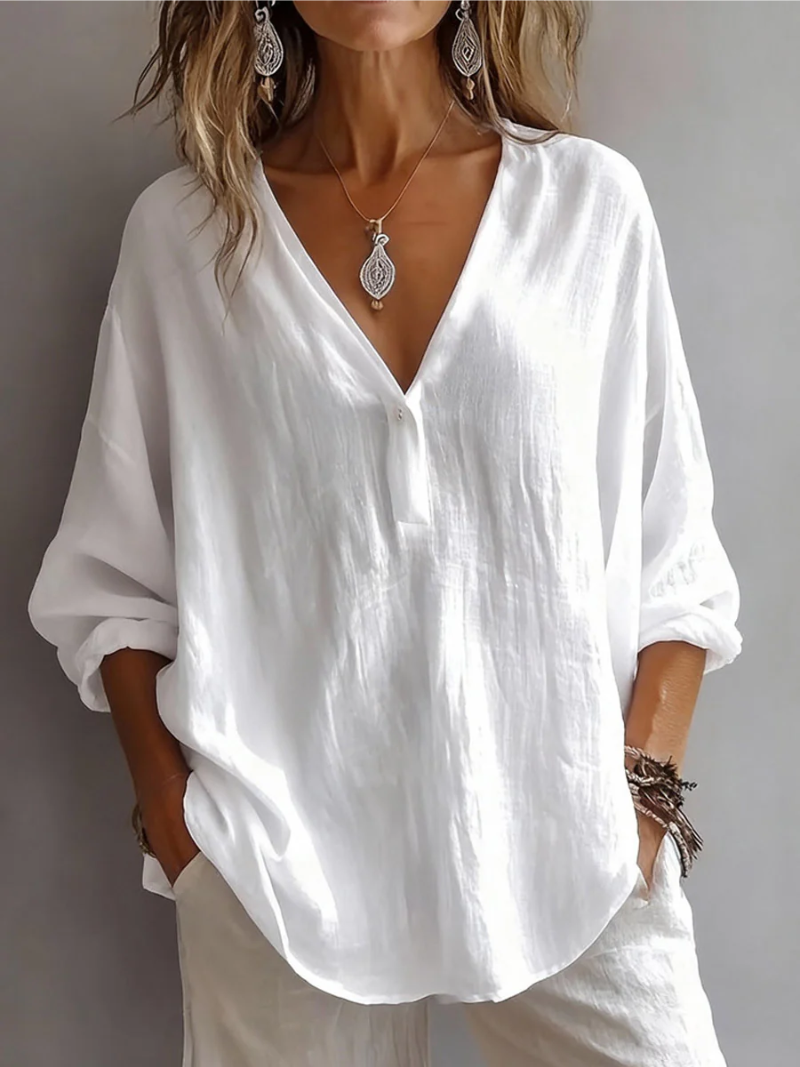 Grace™ - Blouse with V-neck