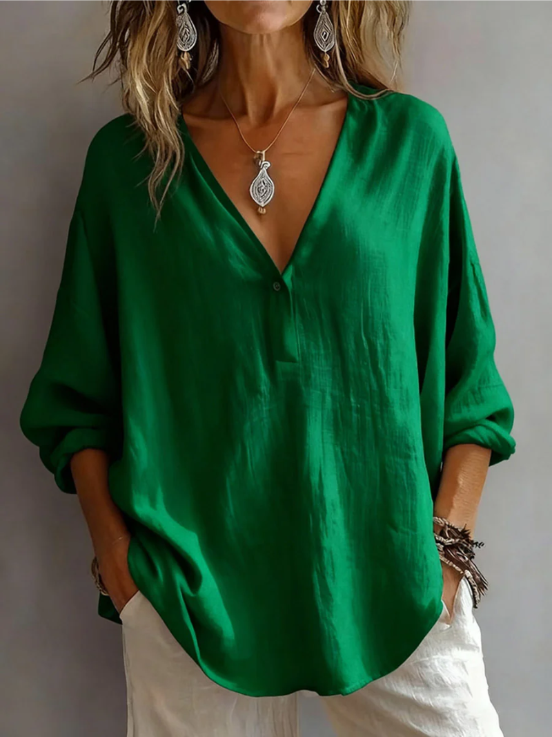 Grace™ - Blouse with V-neck