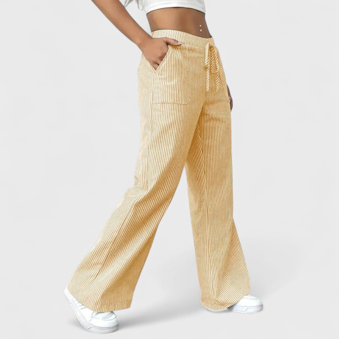 Grace™ - Comfortable Wide Pants with Elegant Details