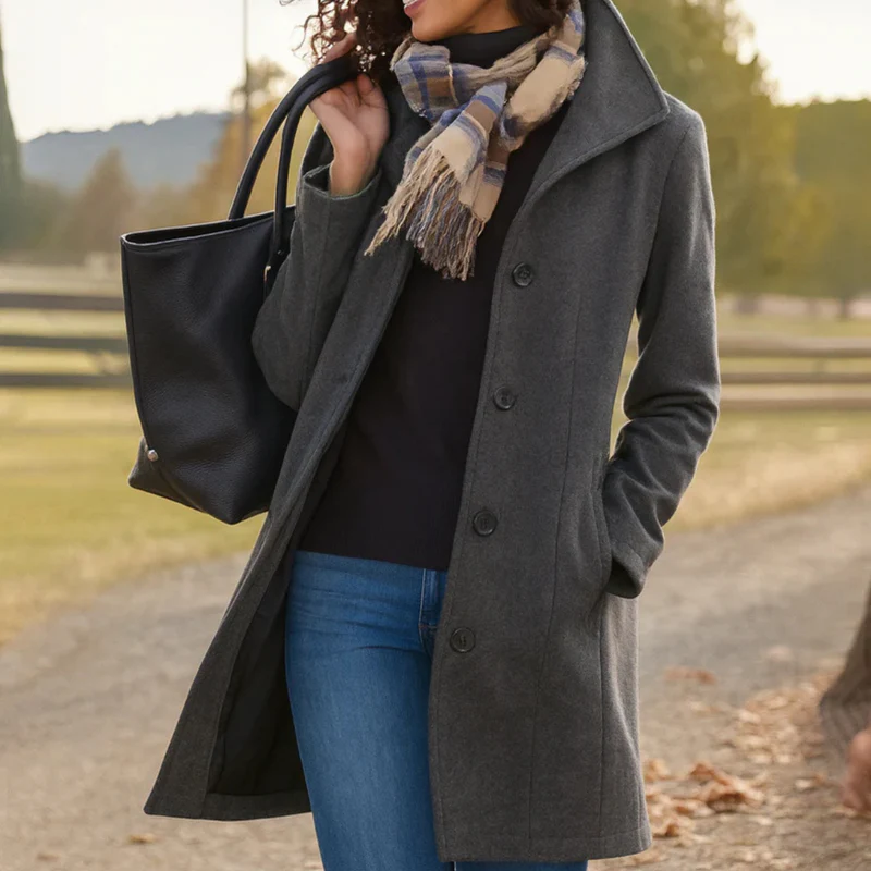 Grace™ - Elegant soft trench coat