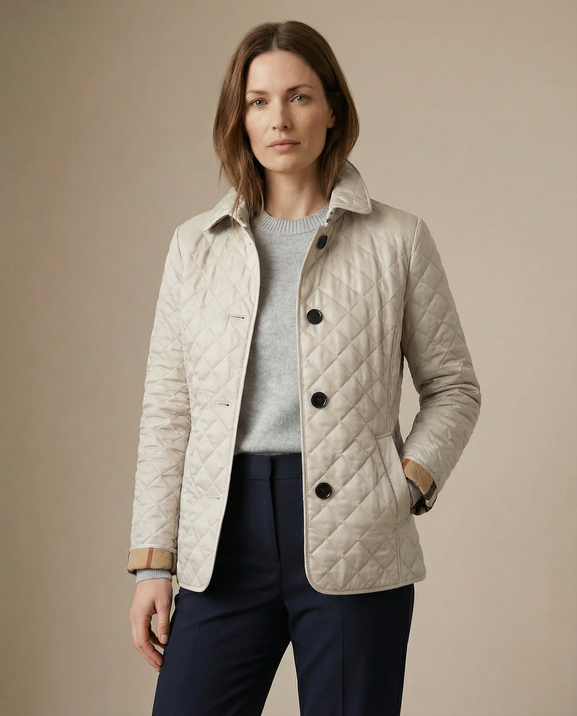 Grace™ - Quilted Button Up Jacket