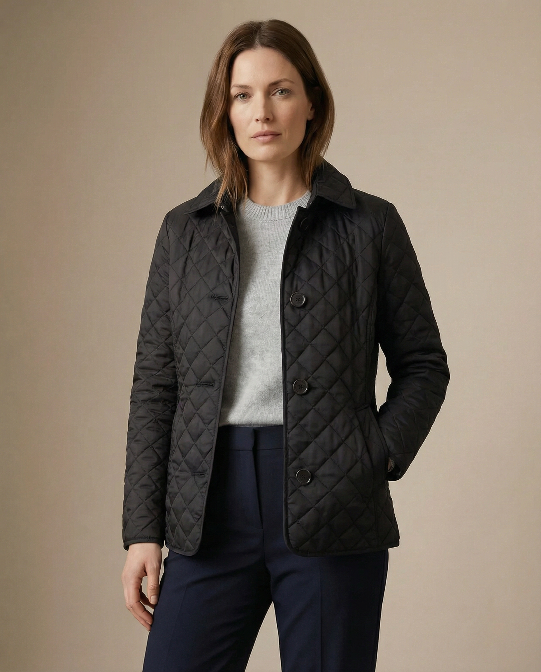 Grace™ - Quilted Button Up Jacket