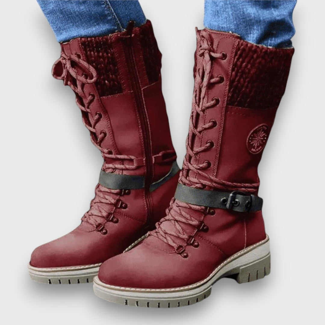 Grace™ - Weatherproof Lace-Up Winter Boots