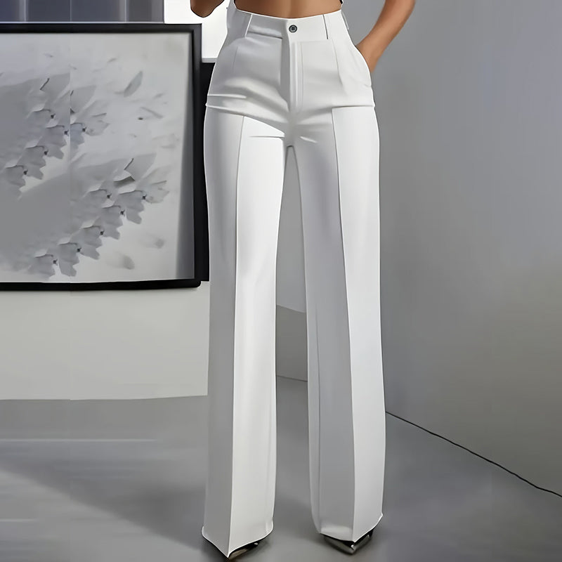 Grace™ - Elegant women's high-waisted trousers