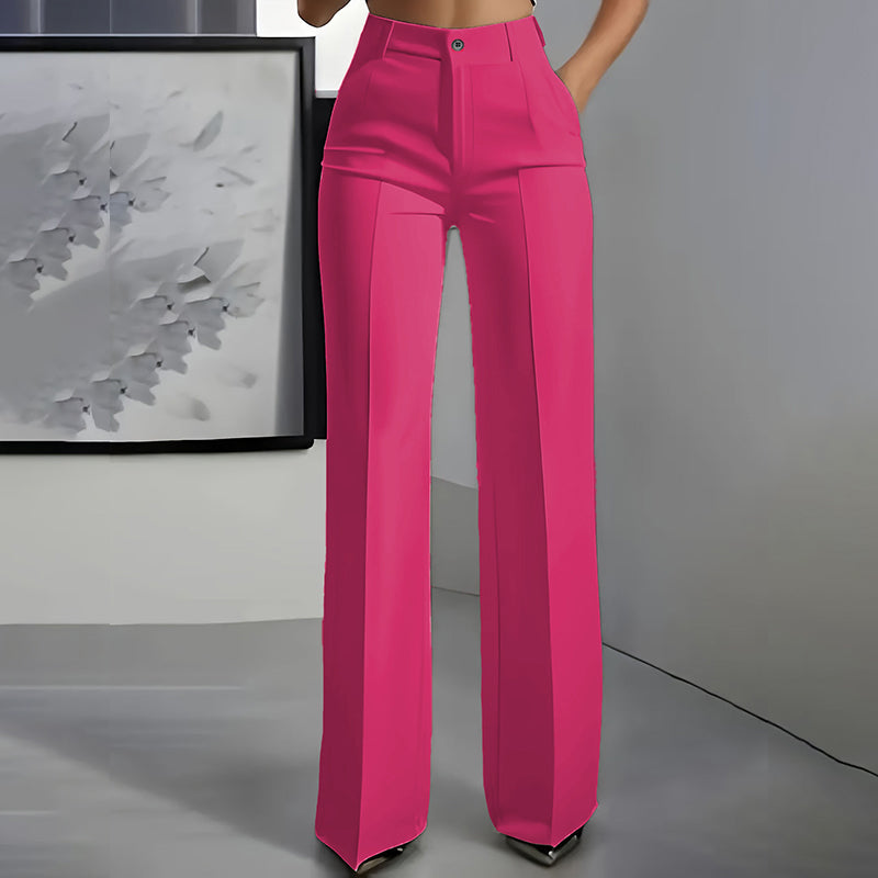 Grace™ - Elegant women's high-waisted trousers
